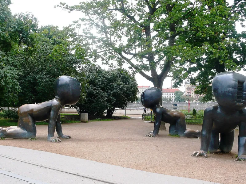 Babies – park Kampa w Pradze